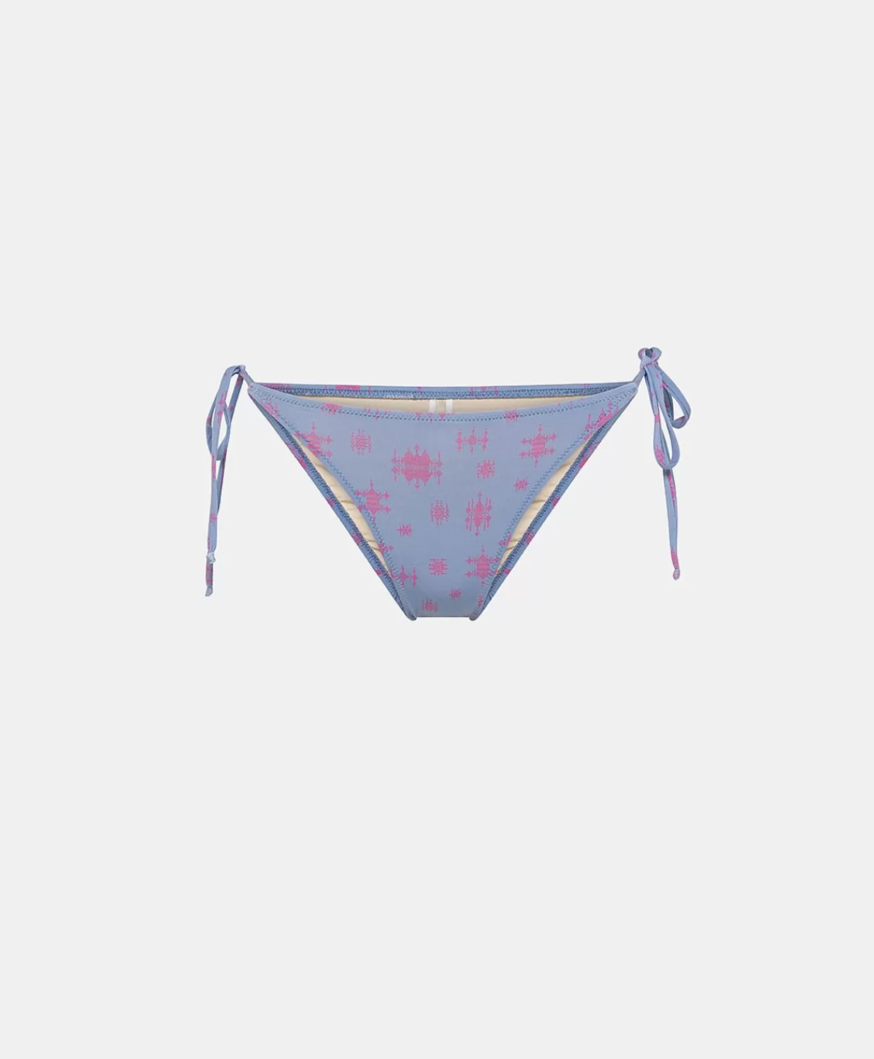 Donne Momonì Costumi Da Bagno-Costume Malene Slip - Bluette/Fucsia