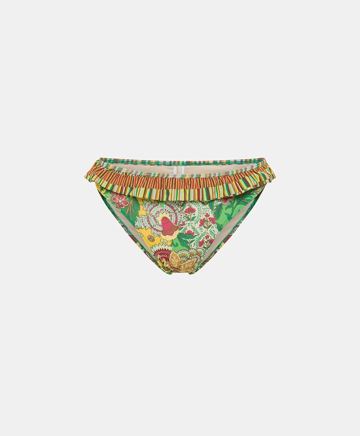 Donne Momonì Costumi Da Bagno-Costume Palm Bay Slip Brasiliana - Multicolor Giallo